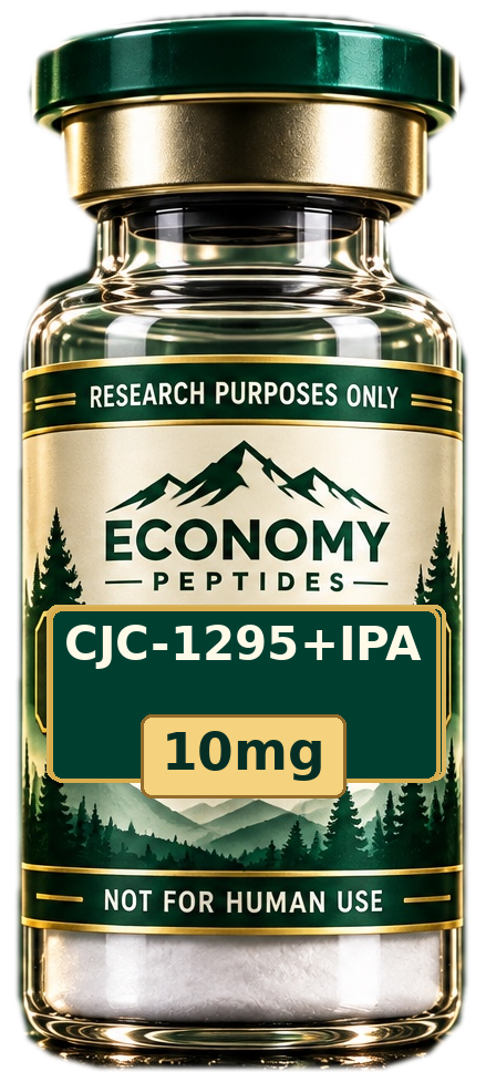 Economy Peptides CJC-1295 + IPA 10 mg research vial