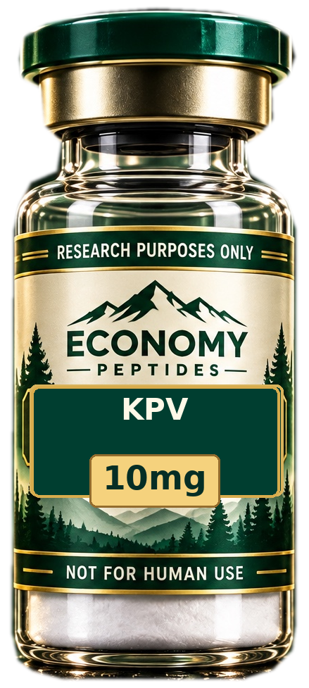 Economy Peptides KPV 10 mg research vial